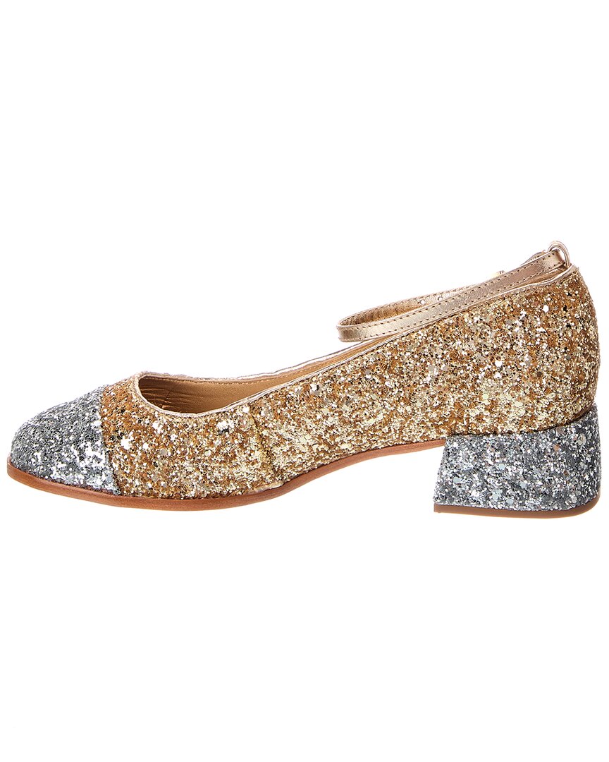SCHUTZ Dorothy Weekend Tacón con Glitter Tacón Bloque Bajo