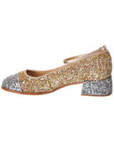 SCHUTZ Dorothy Weekend Tacón con Glitter Tacón Bloque Bajo
