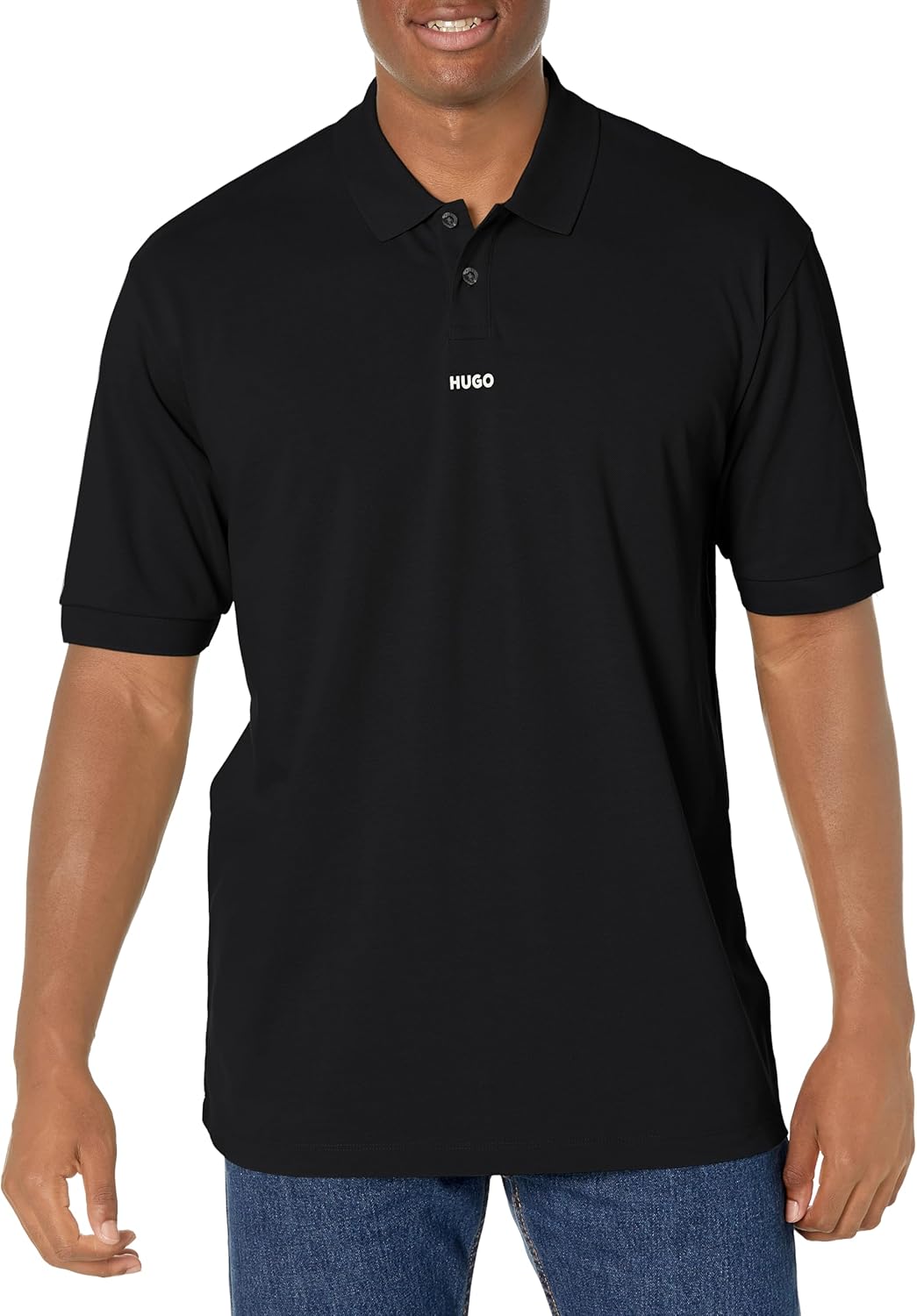 Polo de hombre color negro