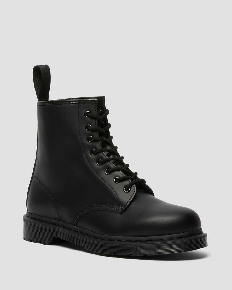 Botas de cuero con cordones