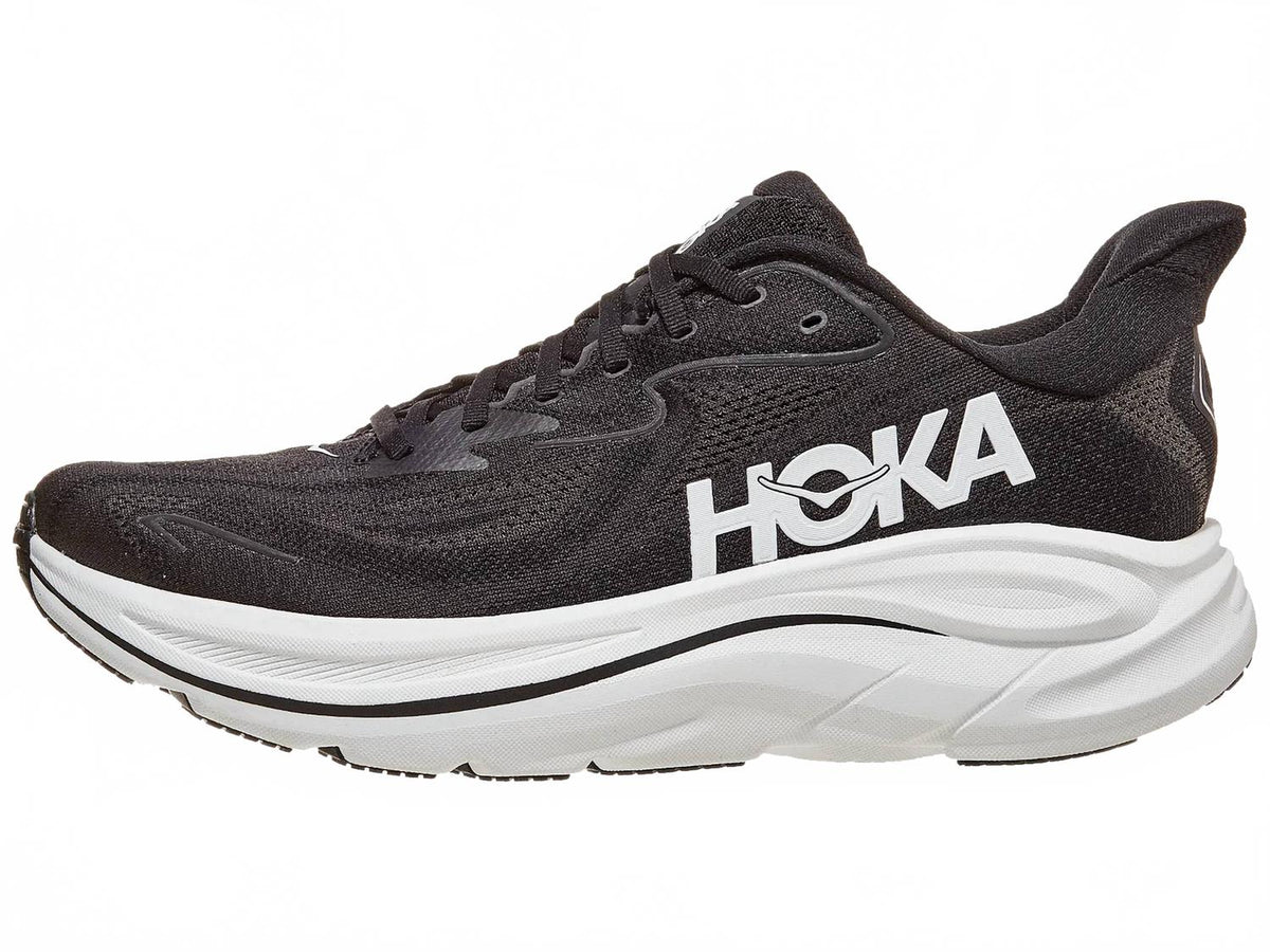 Tenis para correr de hombre color negro y blanco