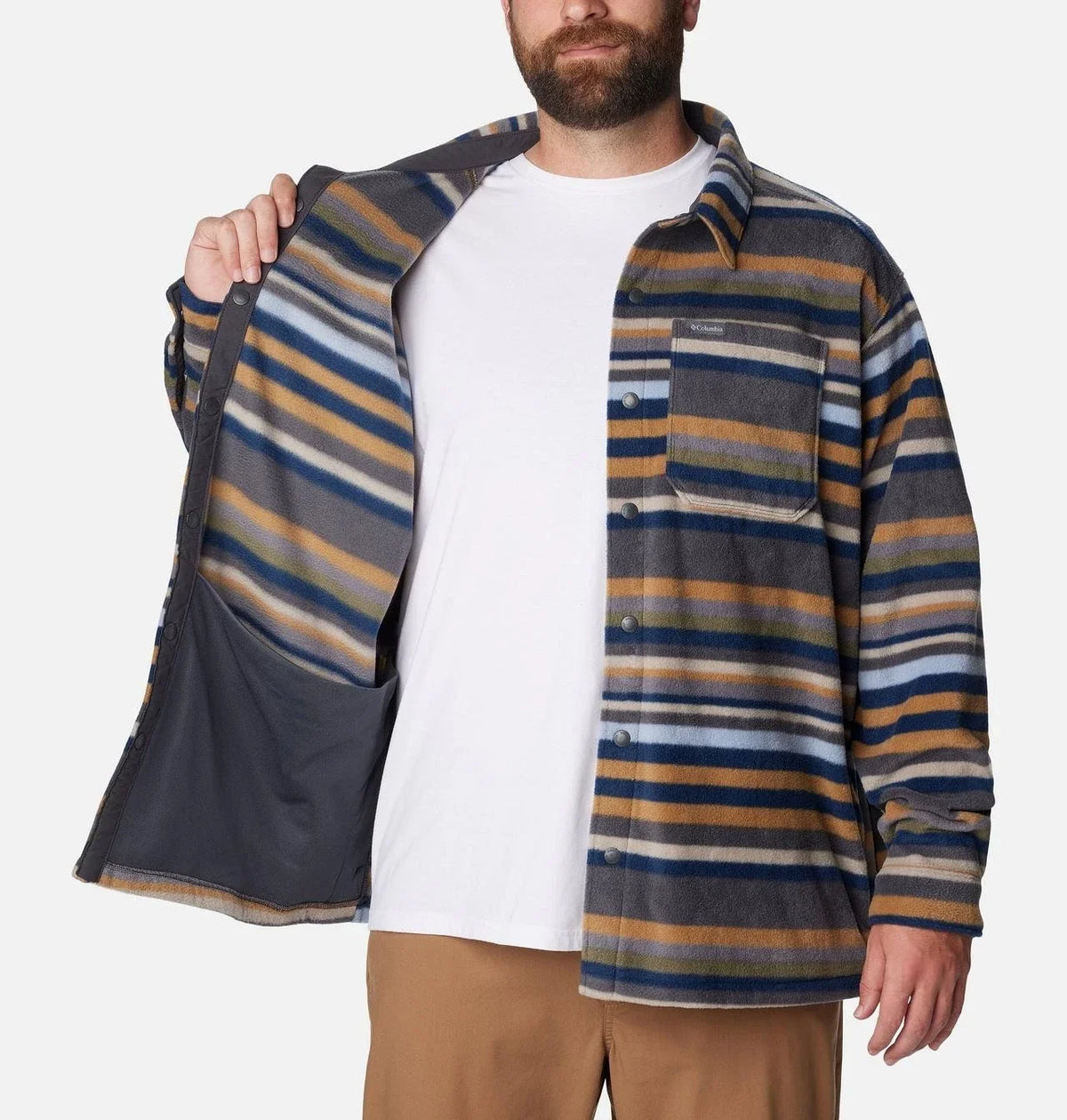 Sobrecamisa de hombre multicolor