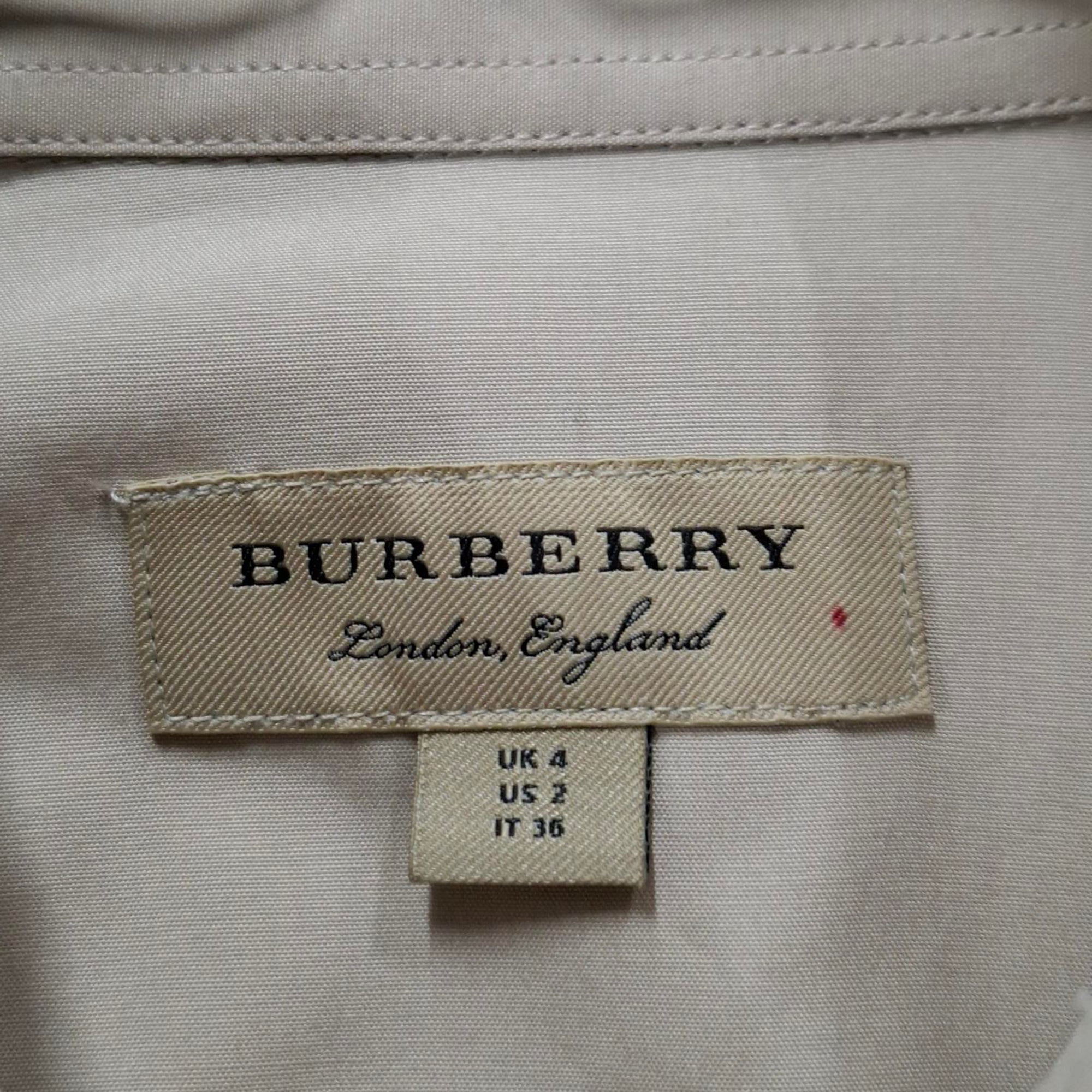 Camisa de algodón color beige