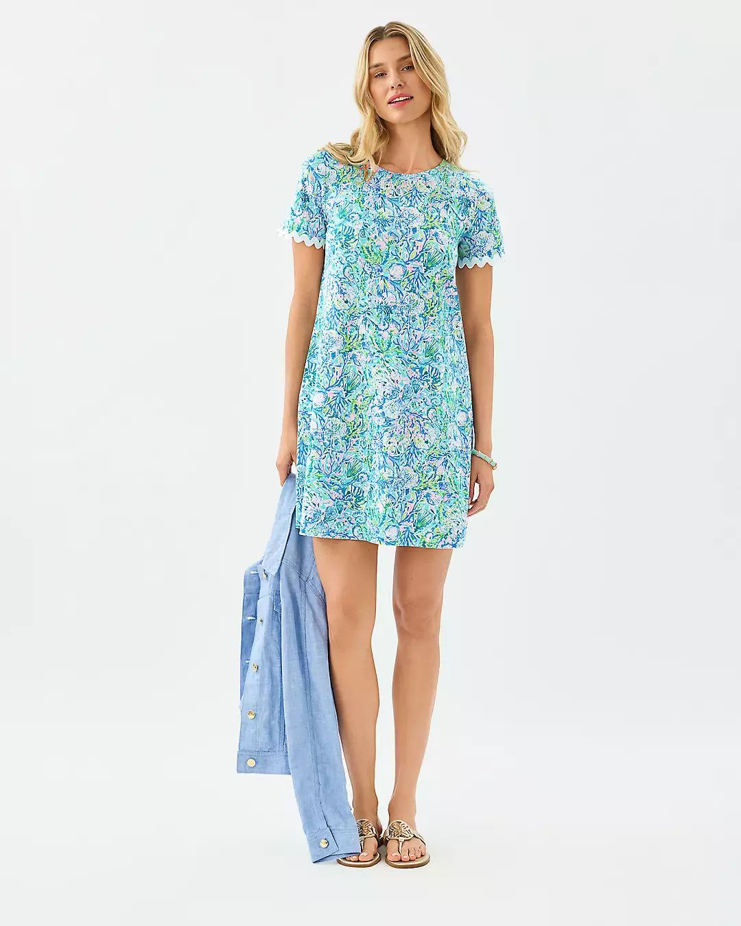 Vestido de manga corta