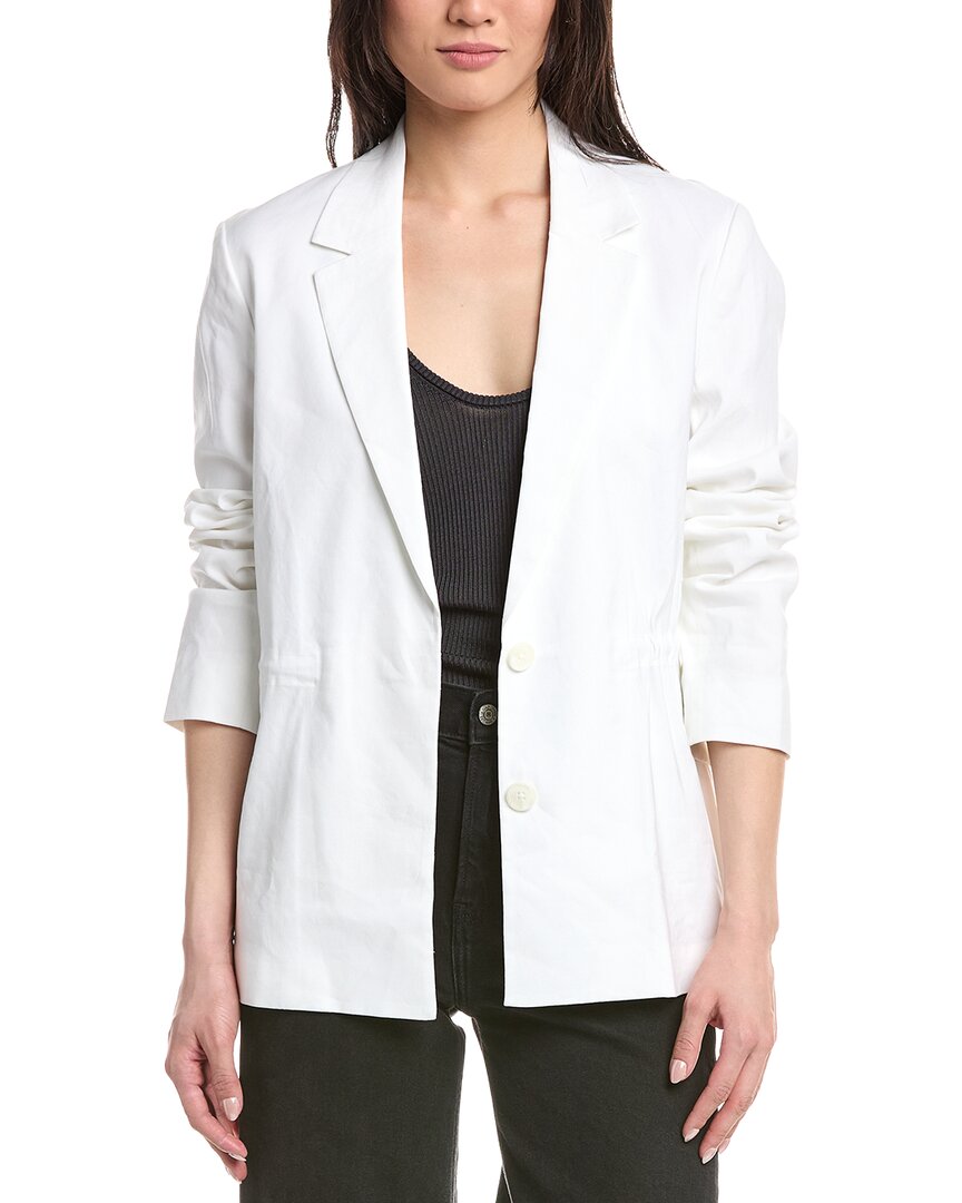 Blazer de mezcla de lino