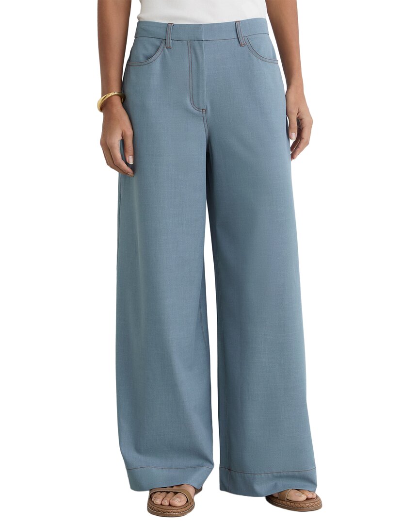 Pantalón de mezclilla de pierna ancha