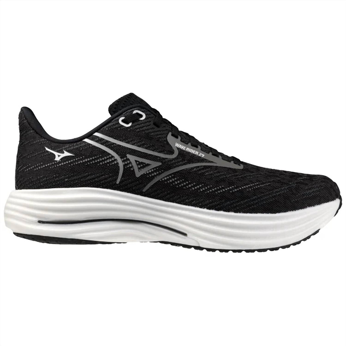 Tenis para correr de hombre color negro y gris