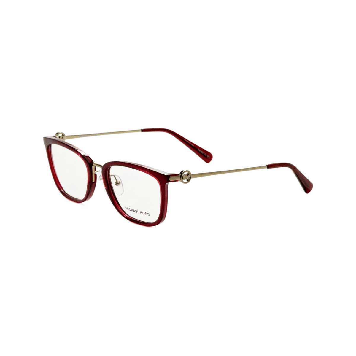 Montura para gafas de mujer 54 mm color rojo