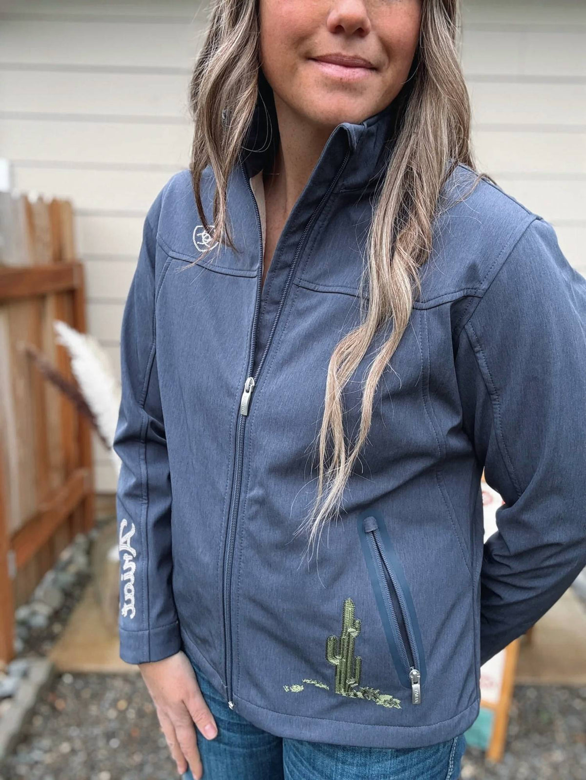 Chaqueta color azul marino