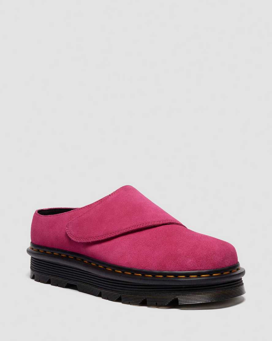 Zapatos destalonados de gamuza