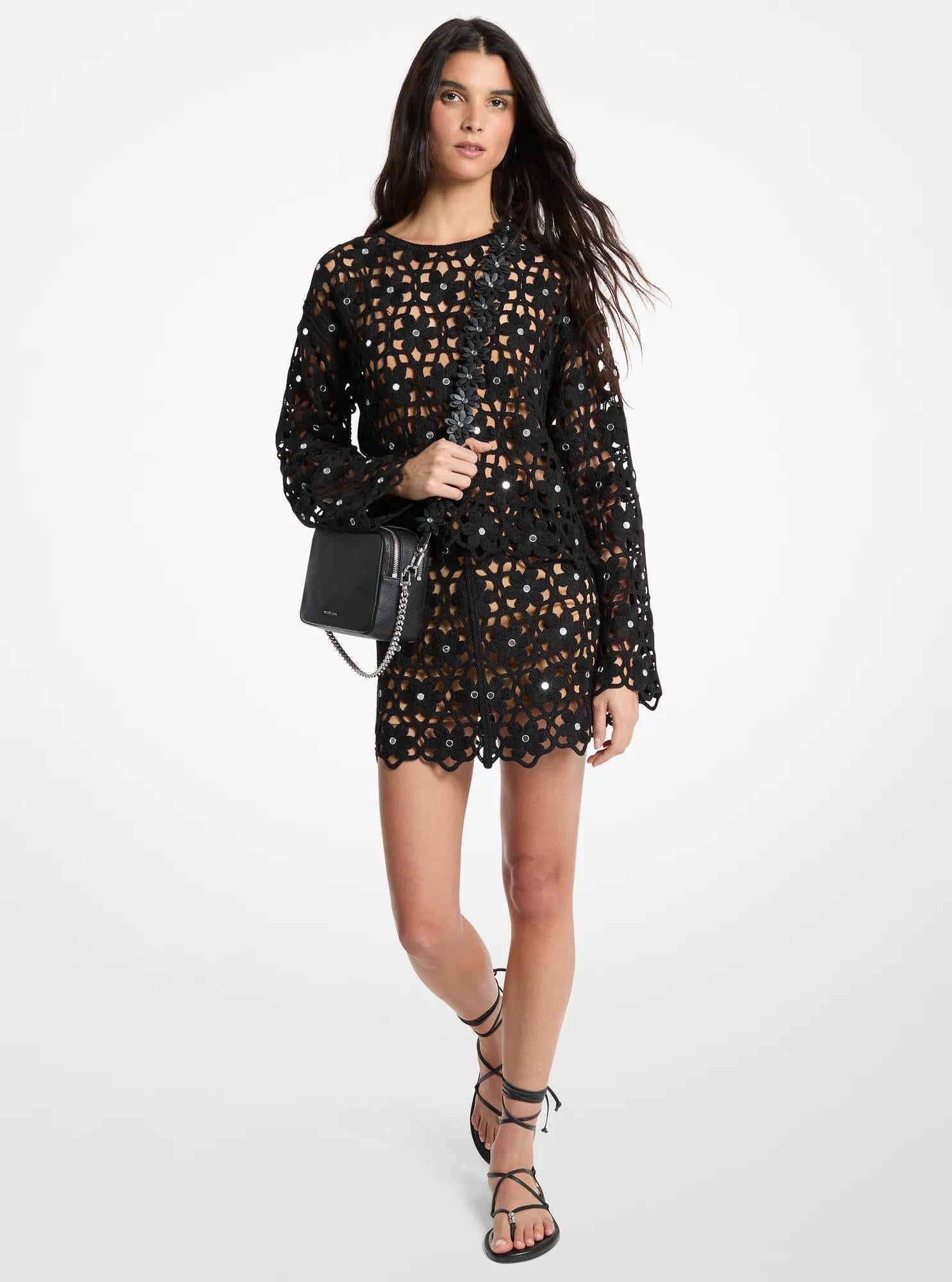 Falda con estampado floral