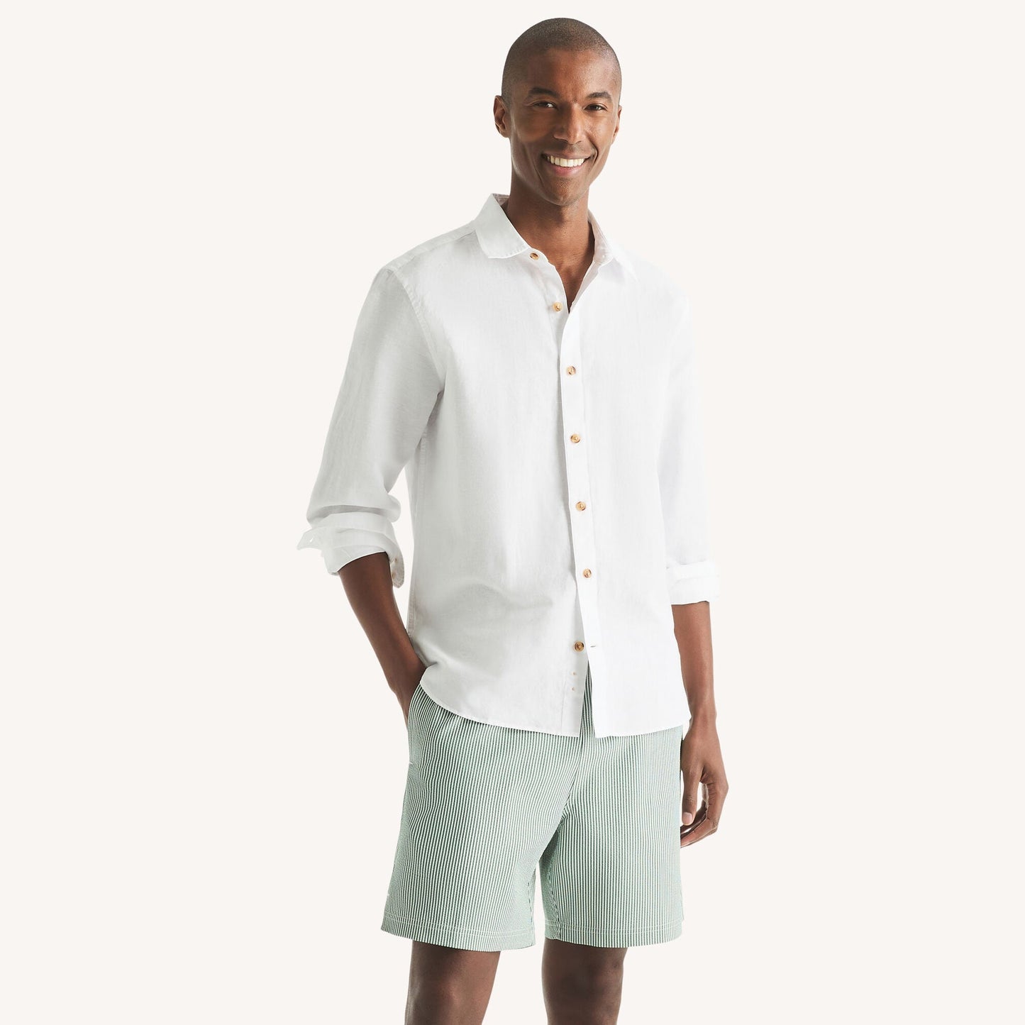 Camisa de hombre de lino