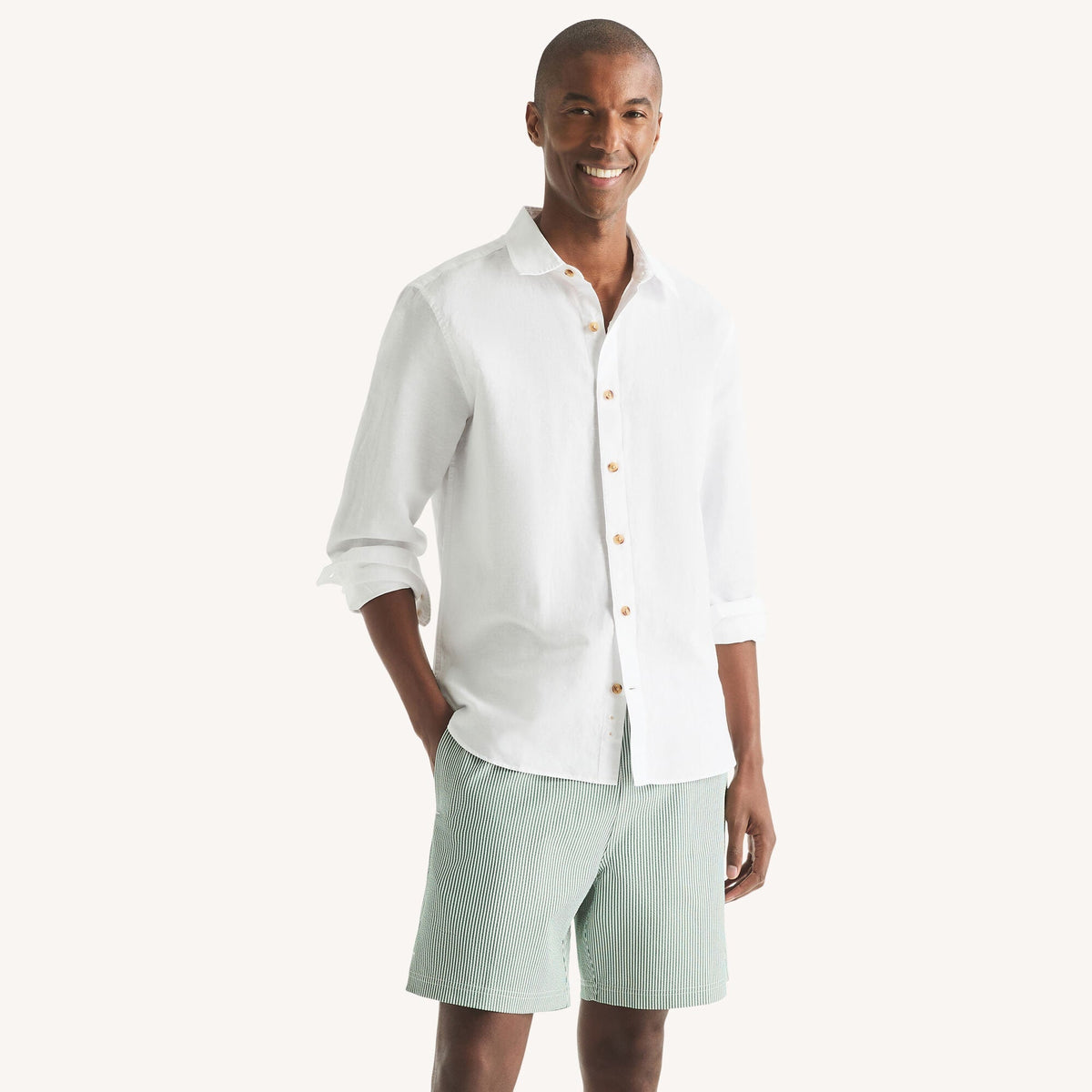 Camisa de hombre de lino