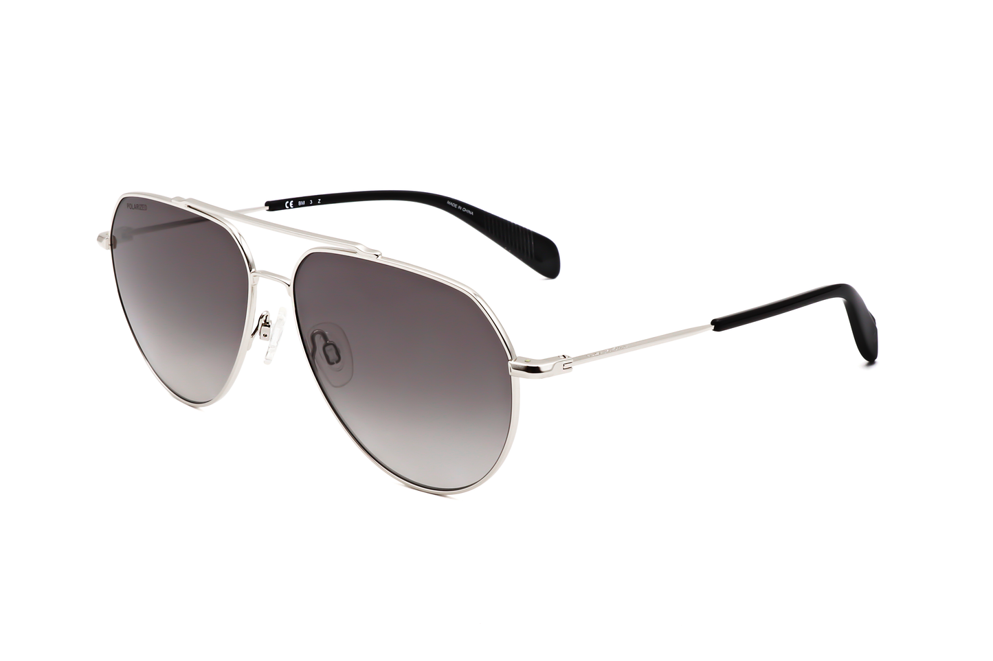 Gafas de sol unisex 60 mm color plateado