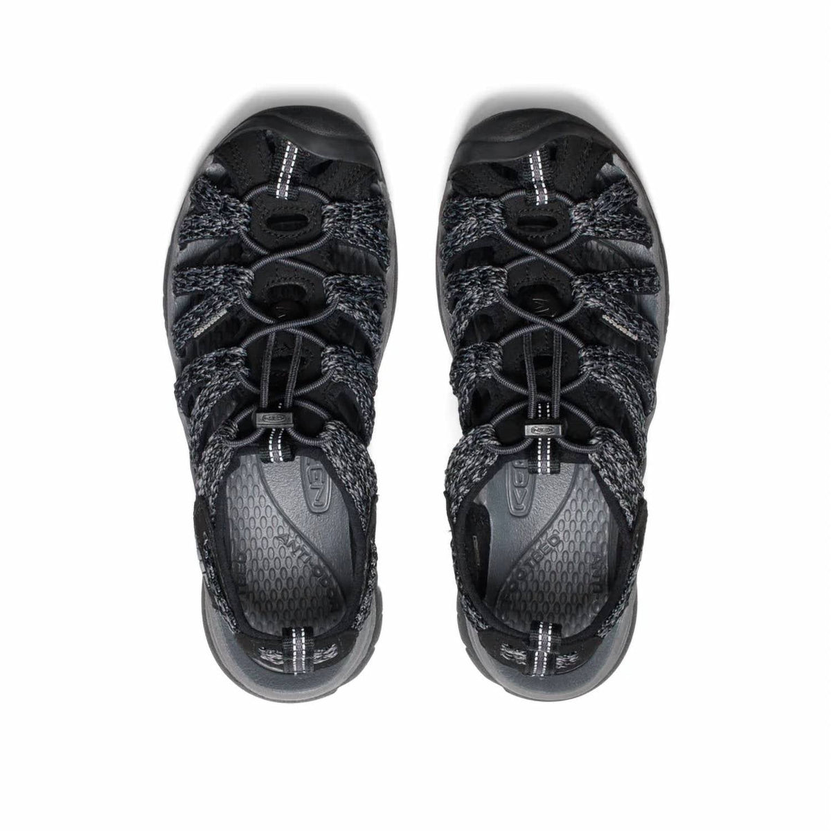 Sandalias de mujer color negro y gris