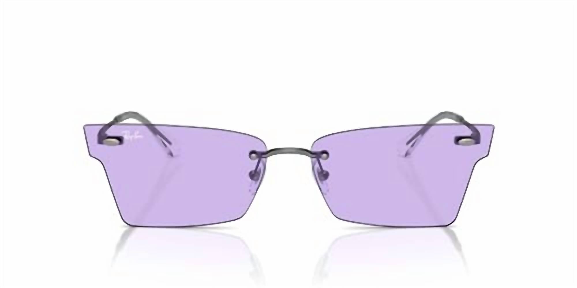 Gafas de sol unisex color gris y violeta