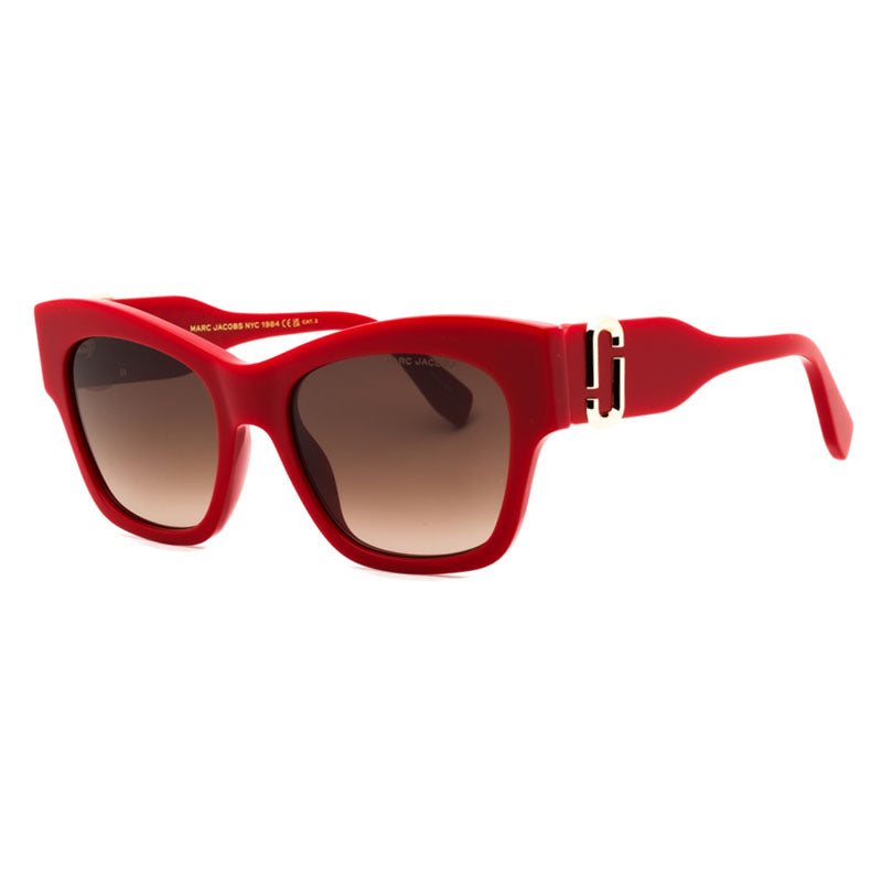 Gafas color café y rojo