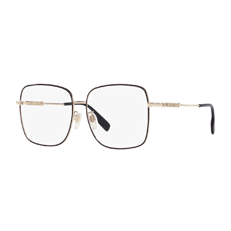 Gafas 57 mm color negro y dorado