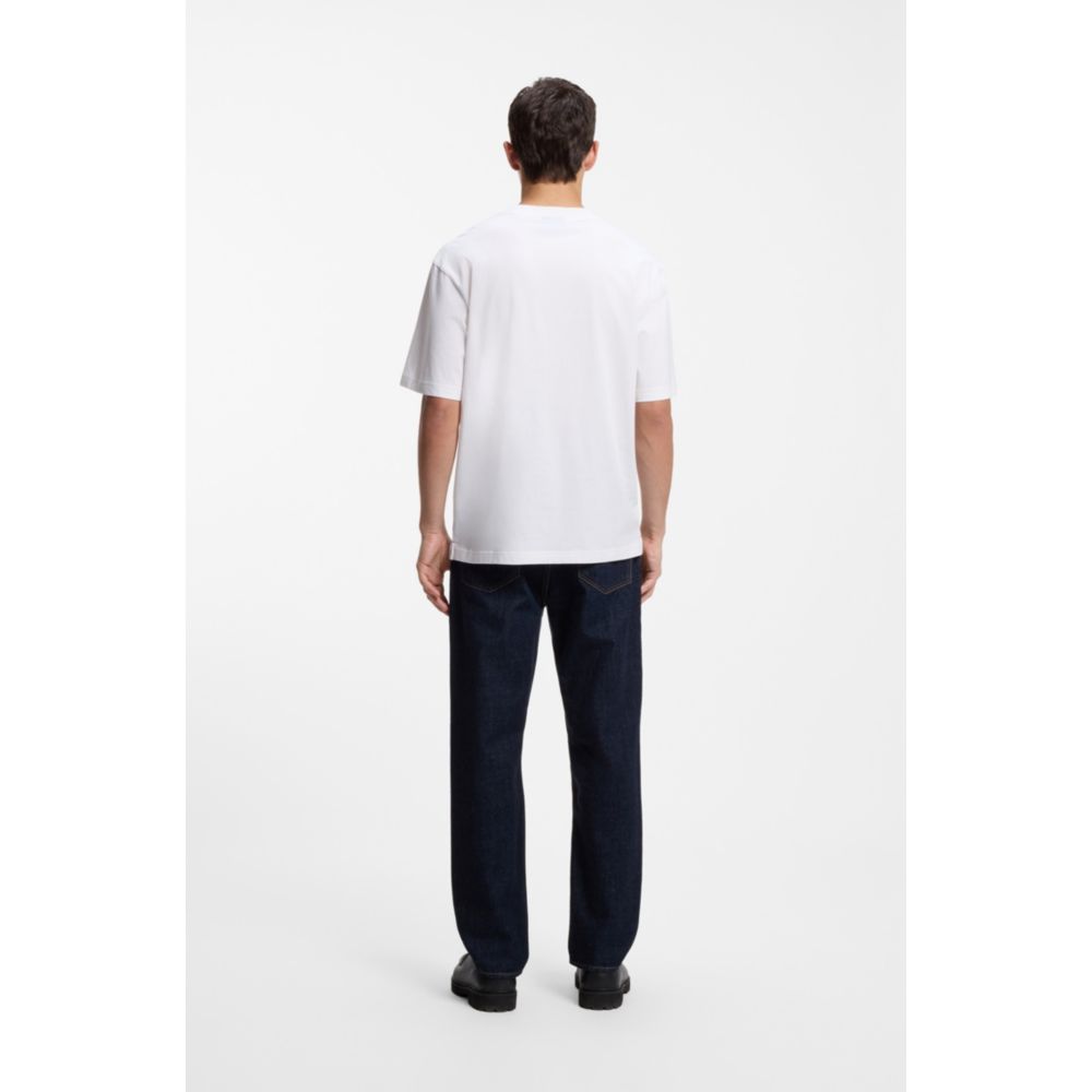 Camiseta de algodón con bordado