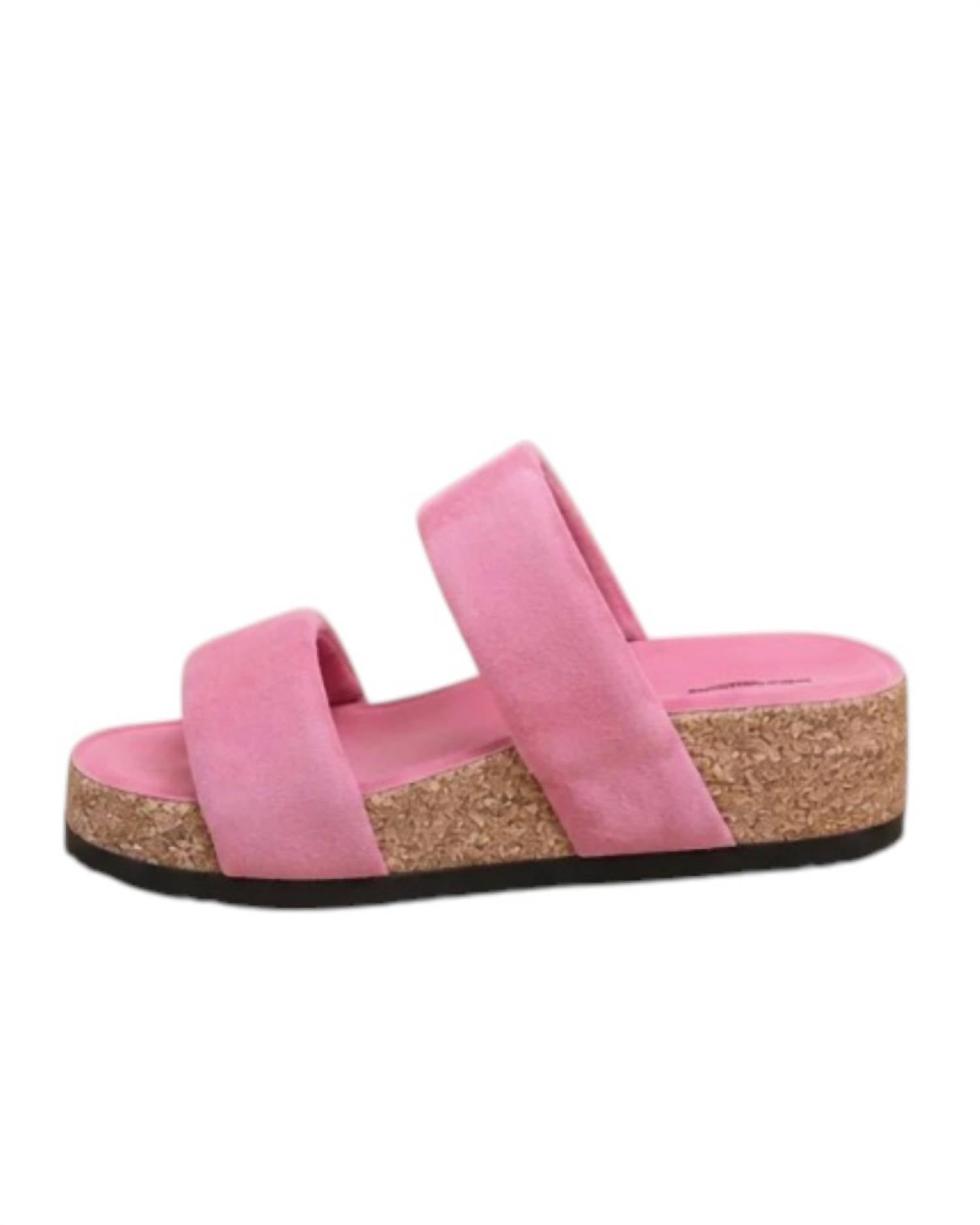 Sandalias de mujer color rosado