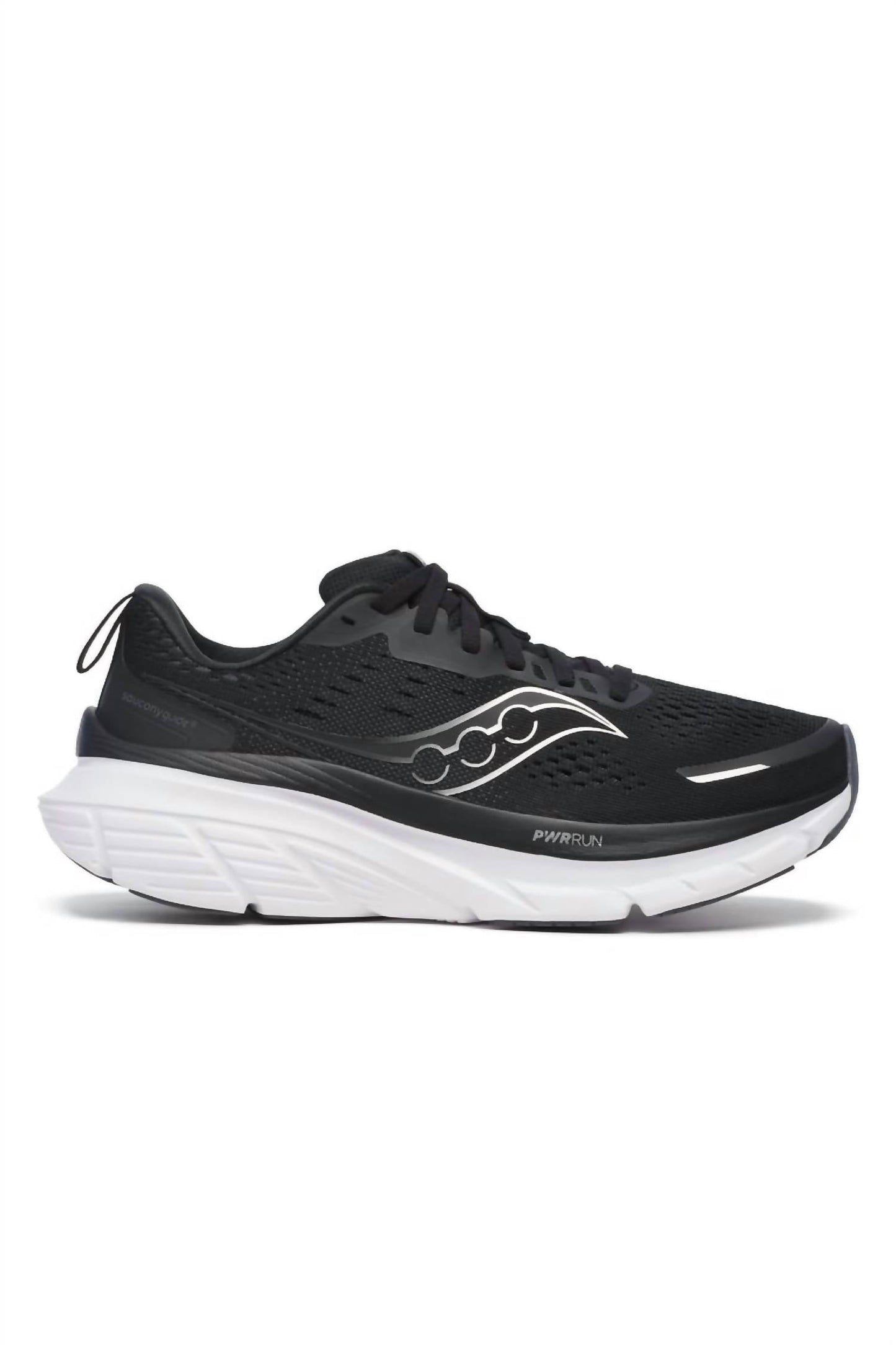 Tenis para correr de mujer color negro y blanco