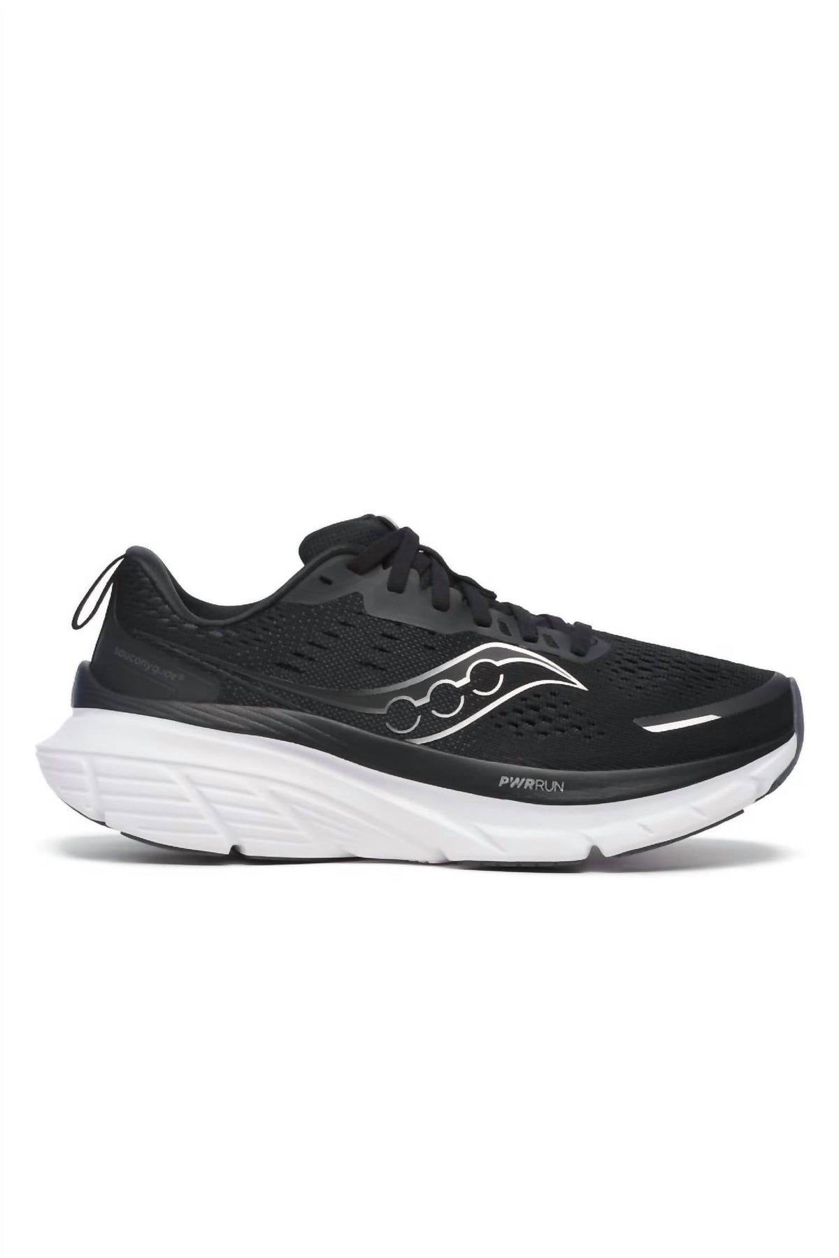 Tenis para correr de mujer color negro y blanco