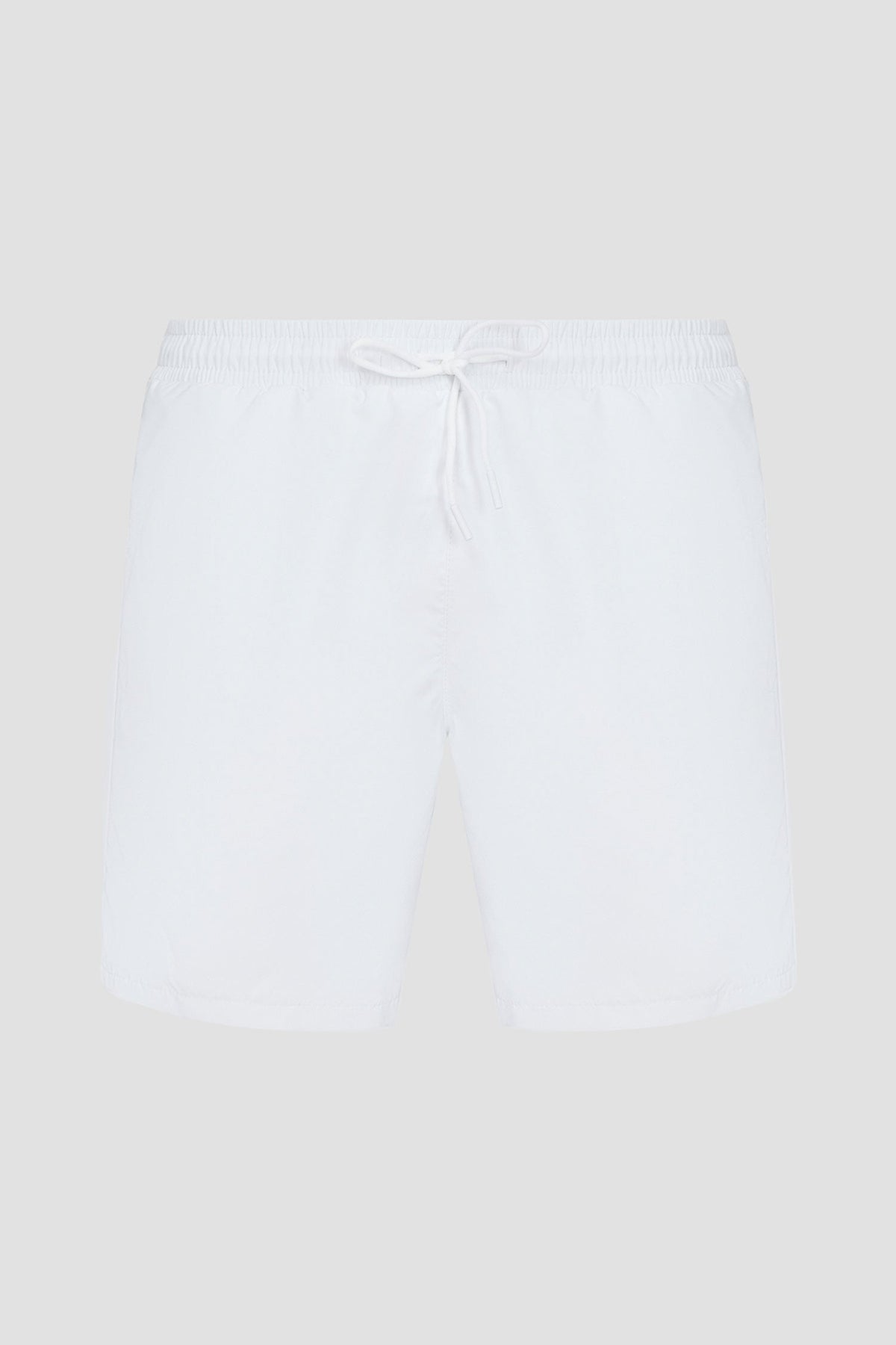 Pantaloneta de baño de hombre color blanco