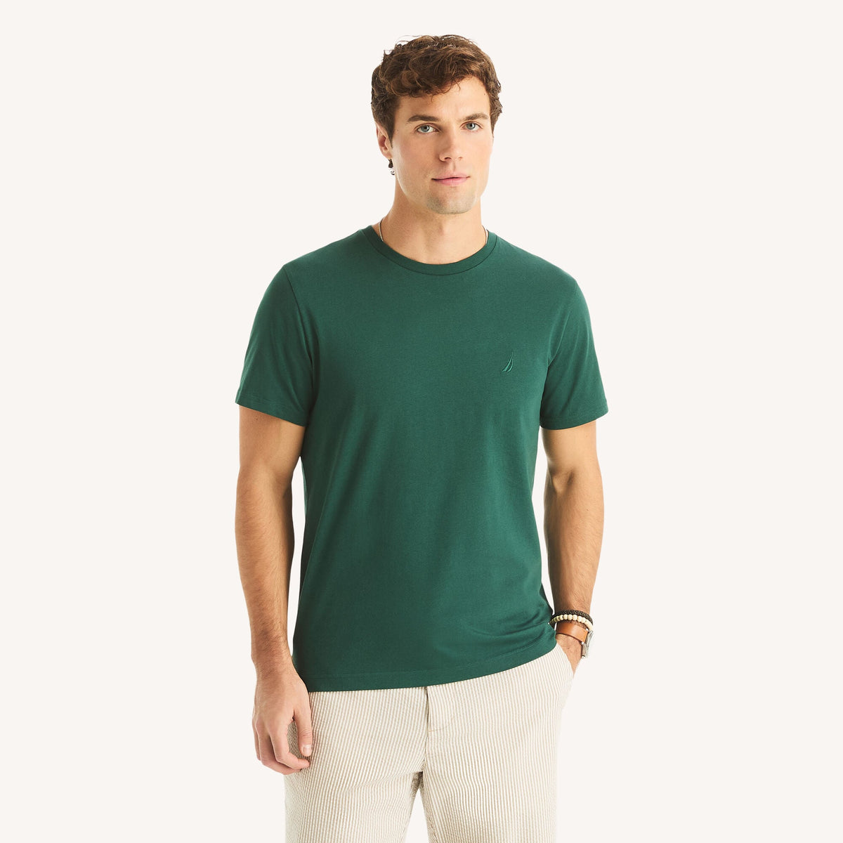 Camiseta de hombre con cuello redondo
