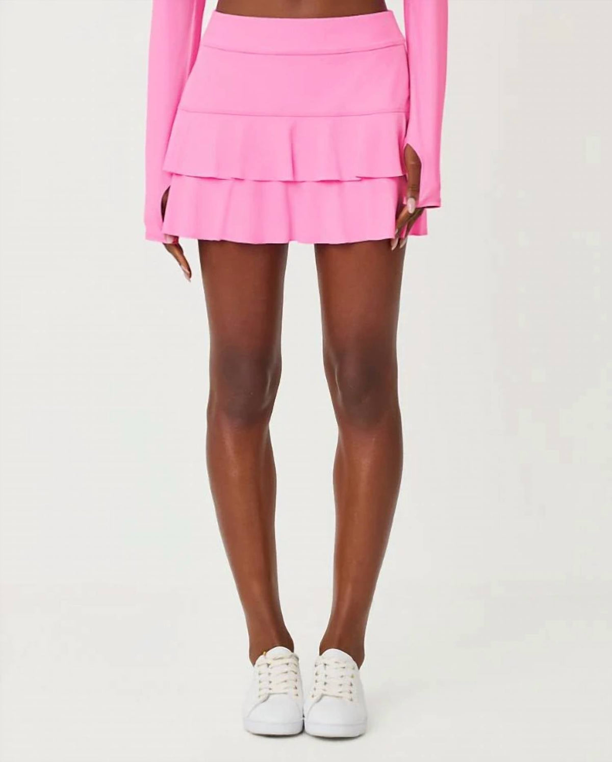 Falda pantalón color rosado