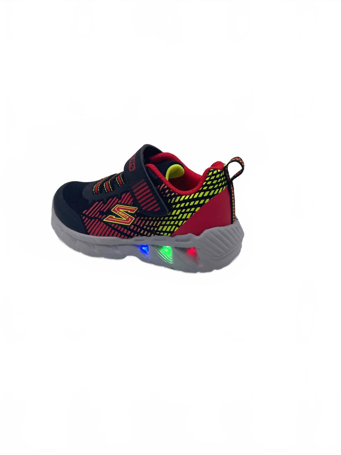 Tenis para niño color negro y rojo