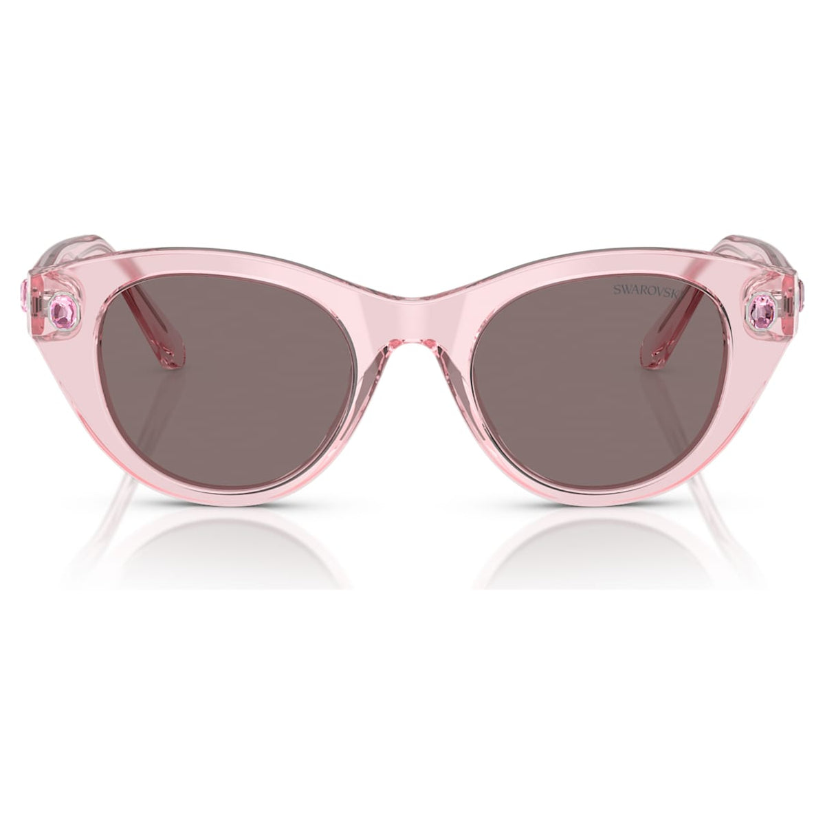 Gafas de sol de montura redonda color rosado