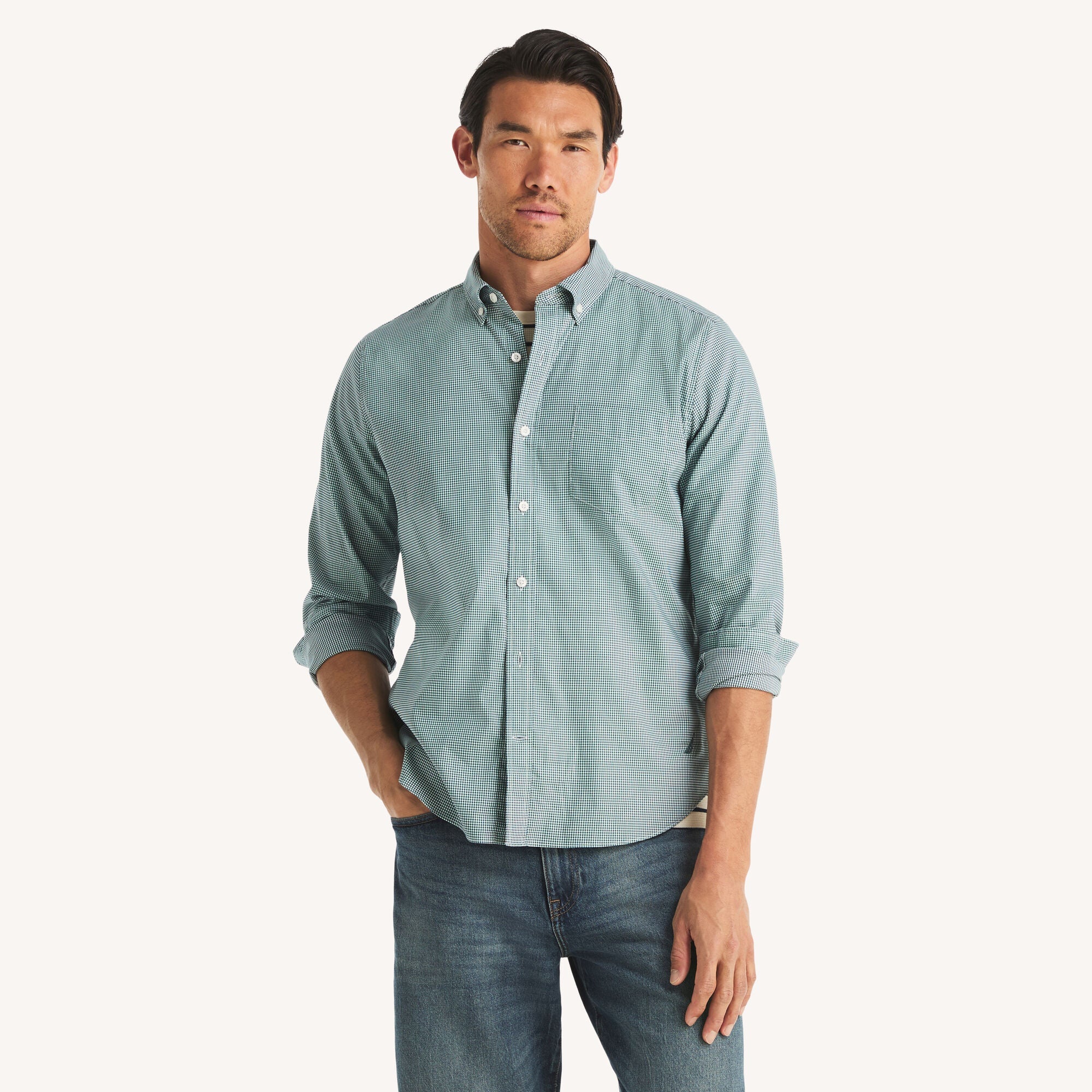 Camisa de hombre a cuadros