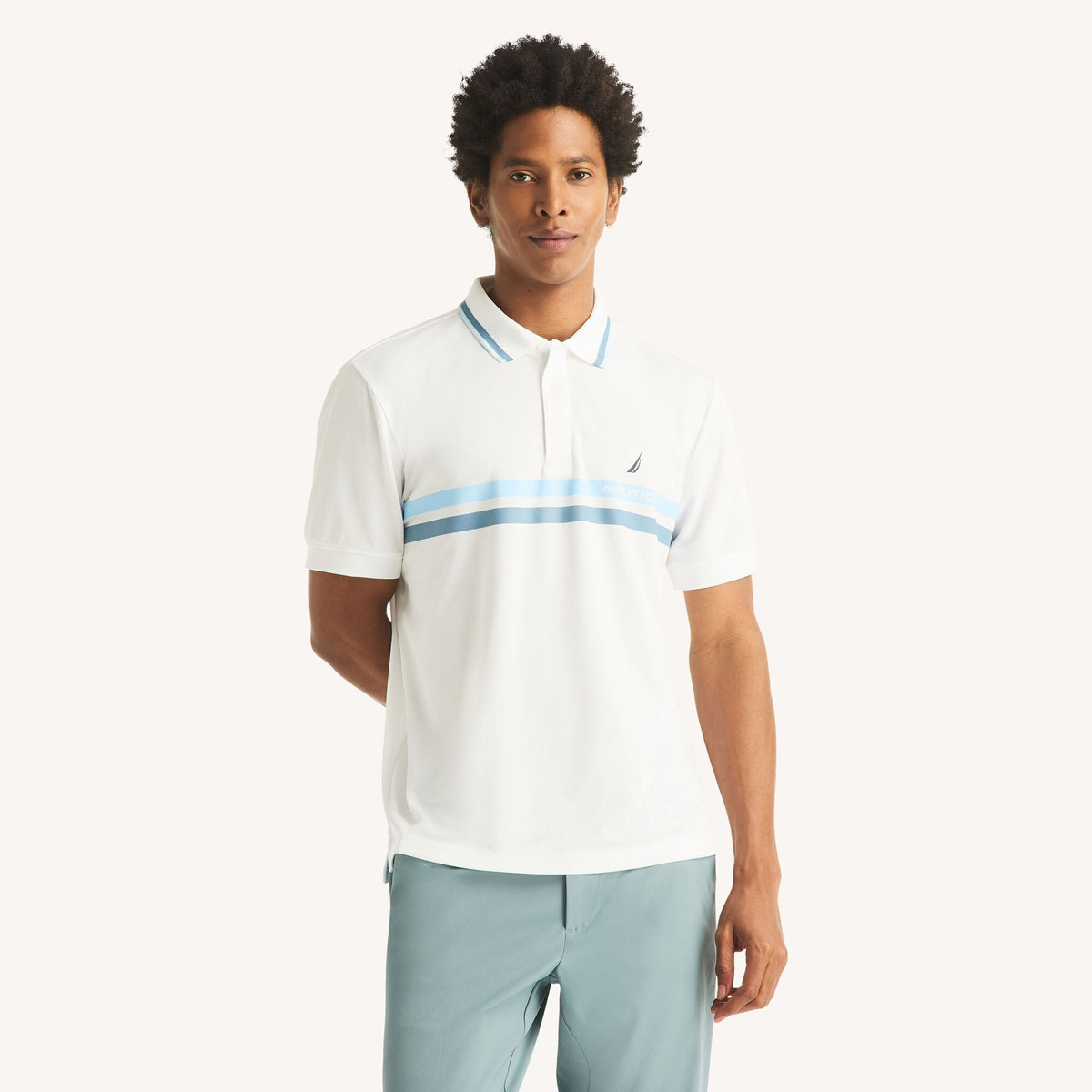 Polo de hombre a rayas