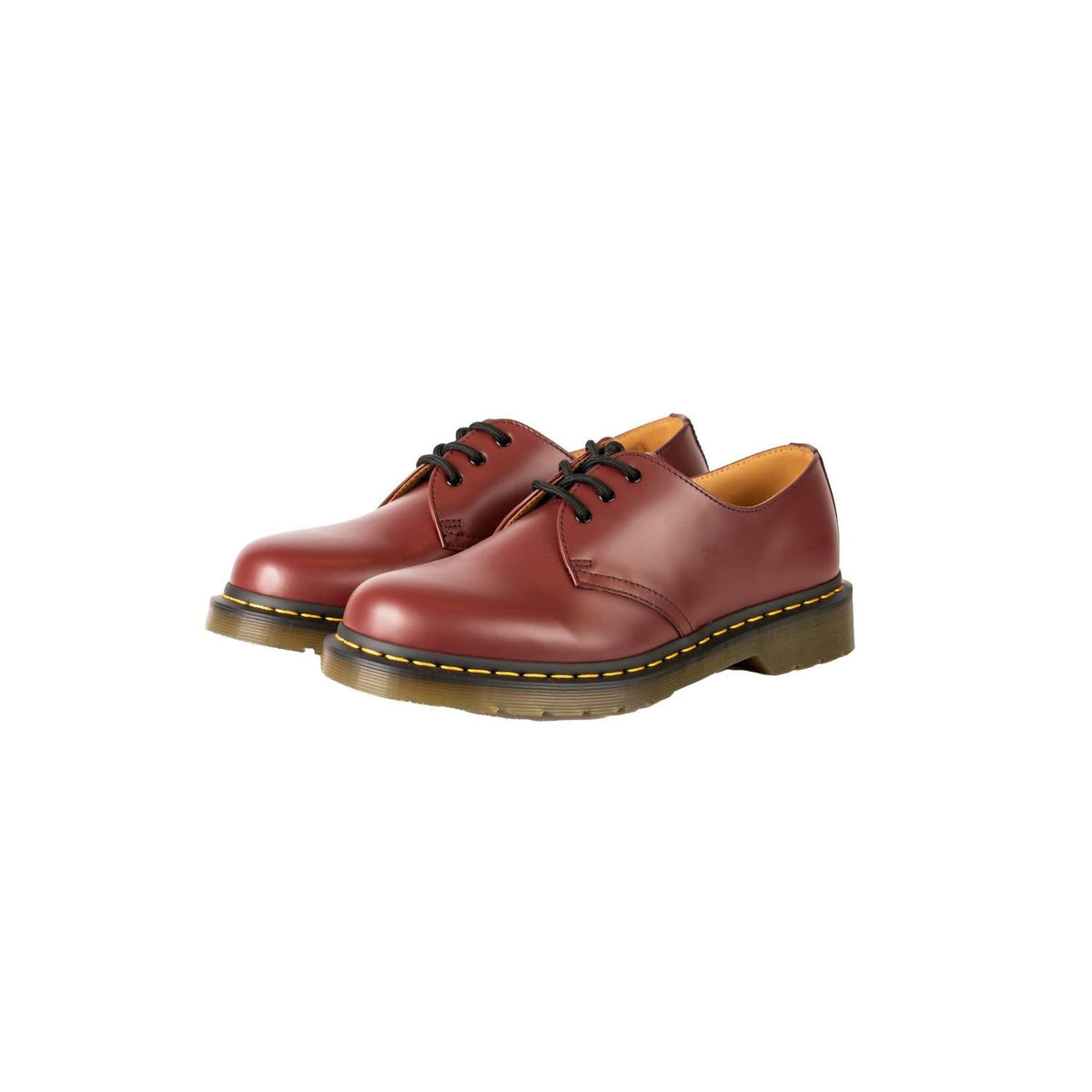 Zapatos de cordones de hombre color rojo
