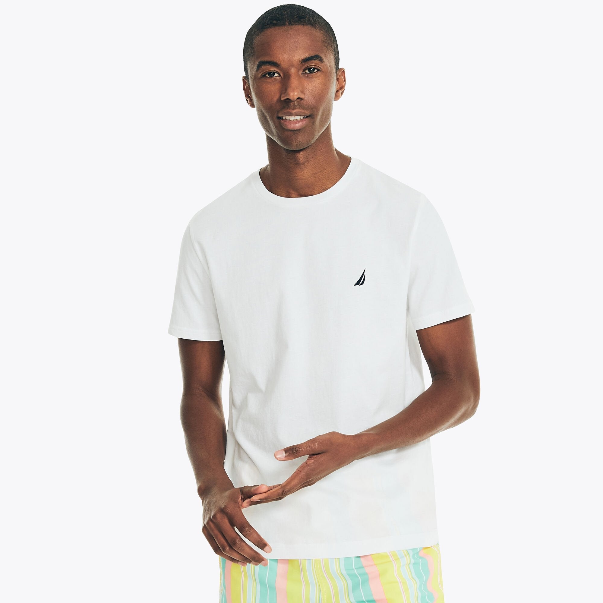 Camiseta de hombre con cuello redondo