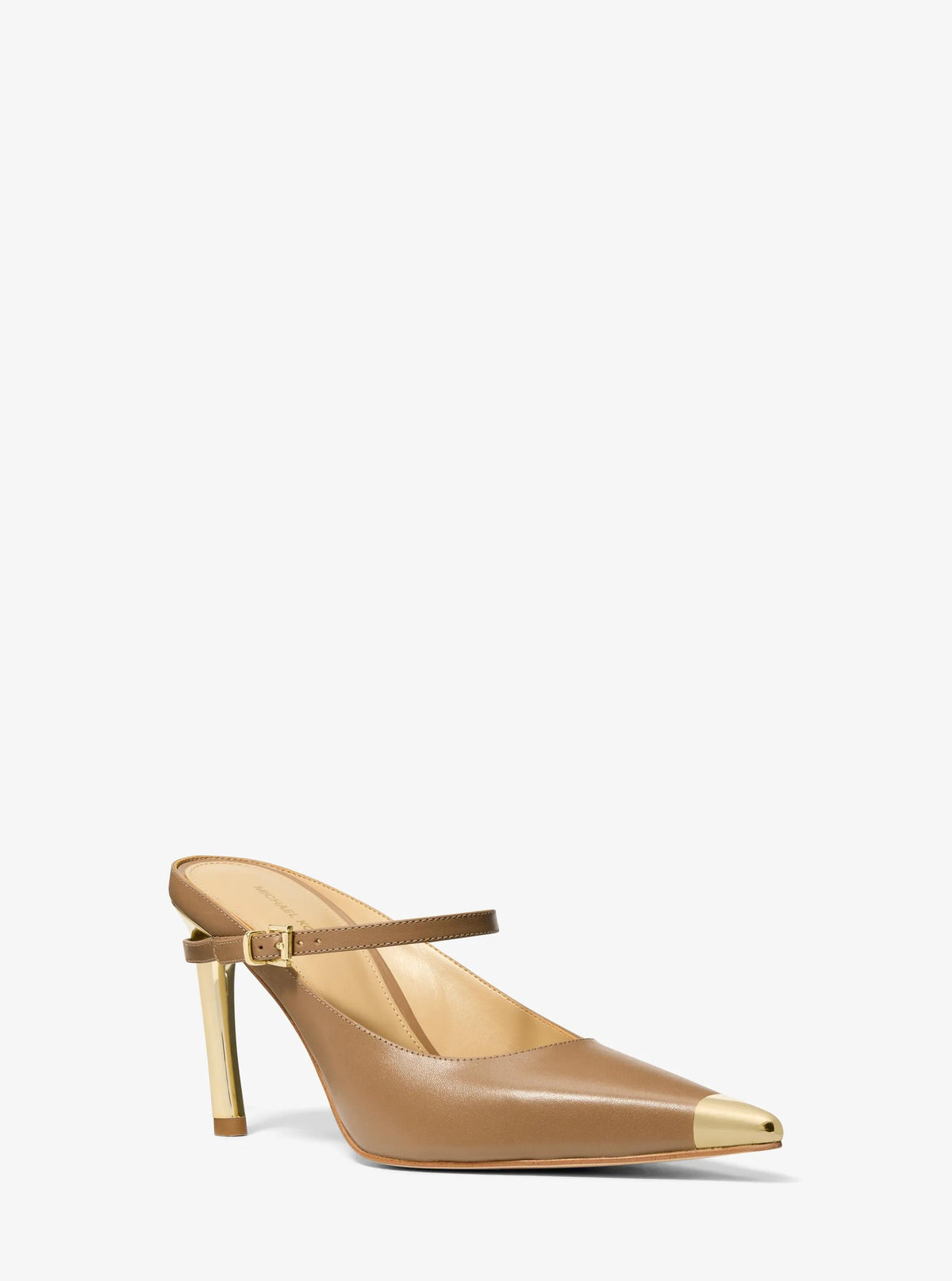 Zapatos destalonados de cuero
