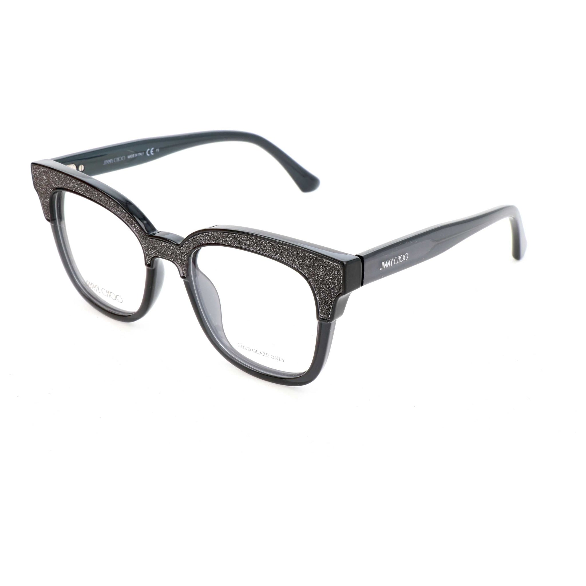 Montura para gafas de mujer 49 mm color gris oscuro y gris