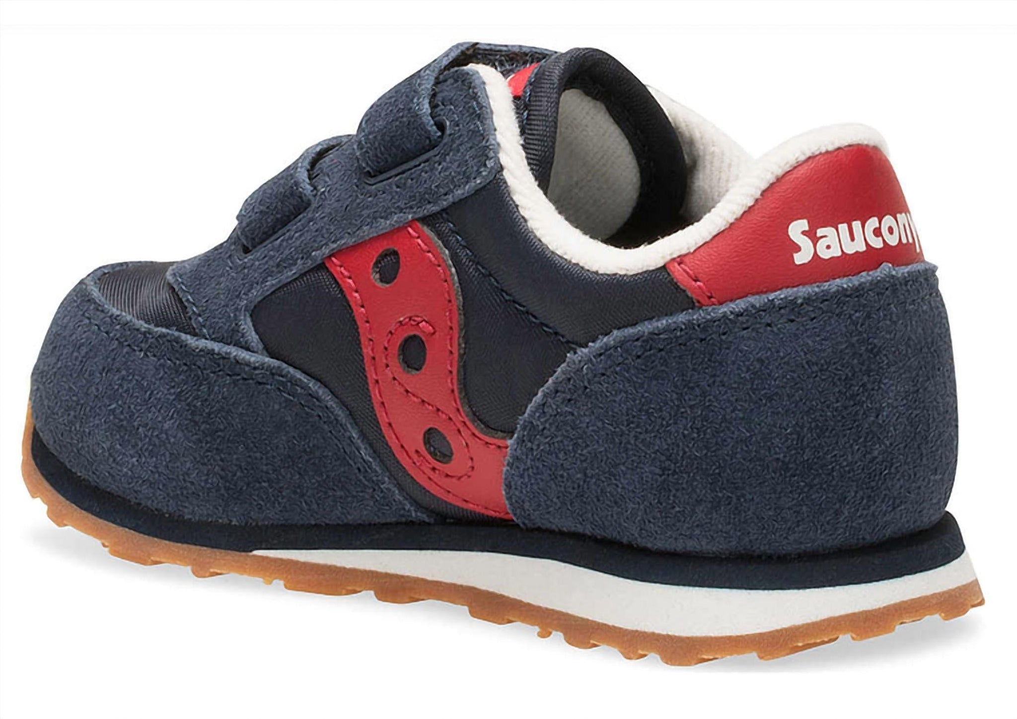 Tenis infantil color azul marino y rojo
