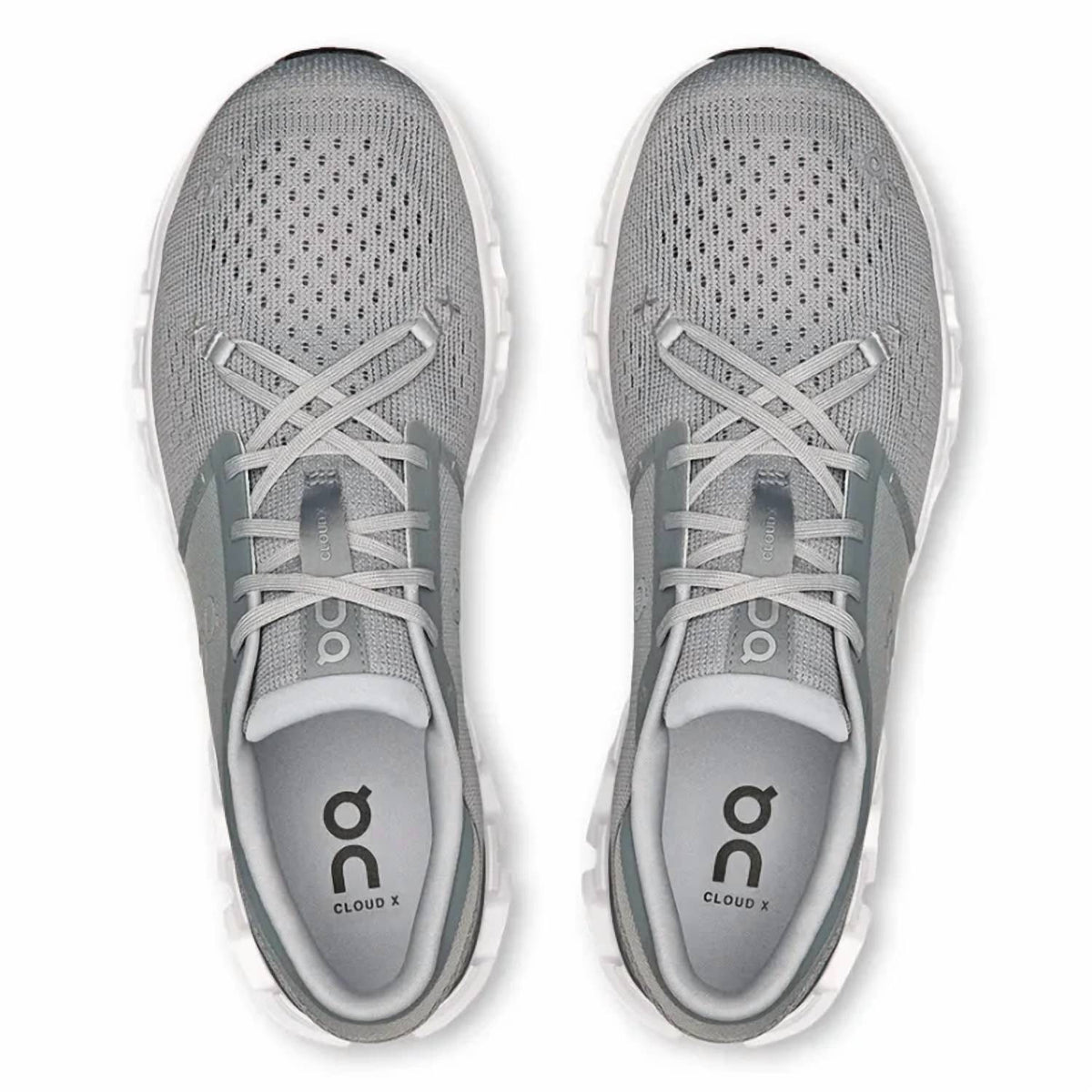 Tenis para correr de hombre color marfil
