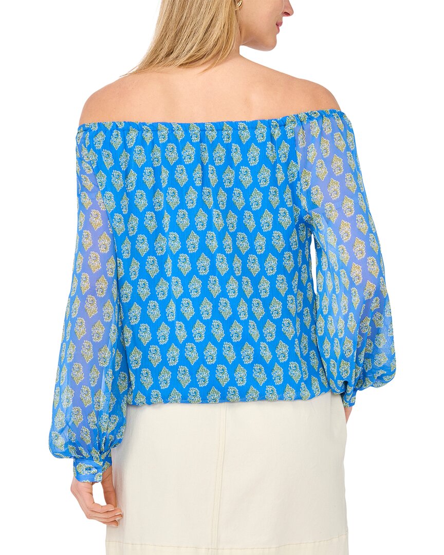 Blusa de manga larga con hombros descubiertos