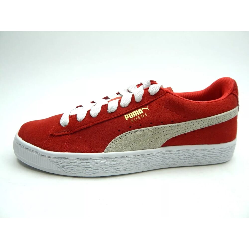 Puma Suede Jr High Risk Red-White 355110-03 Escolar