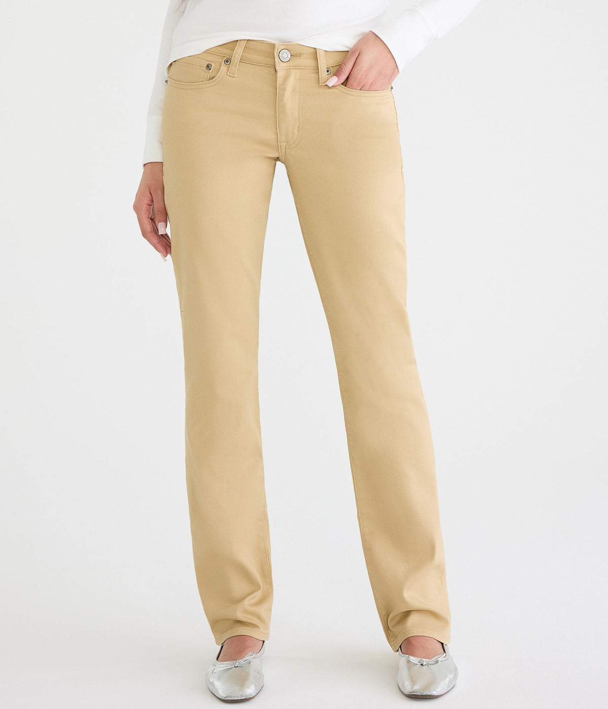 Pantalón de tiro medio