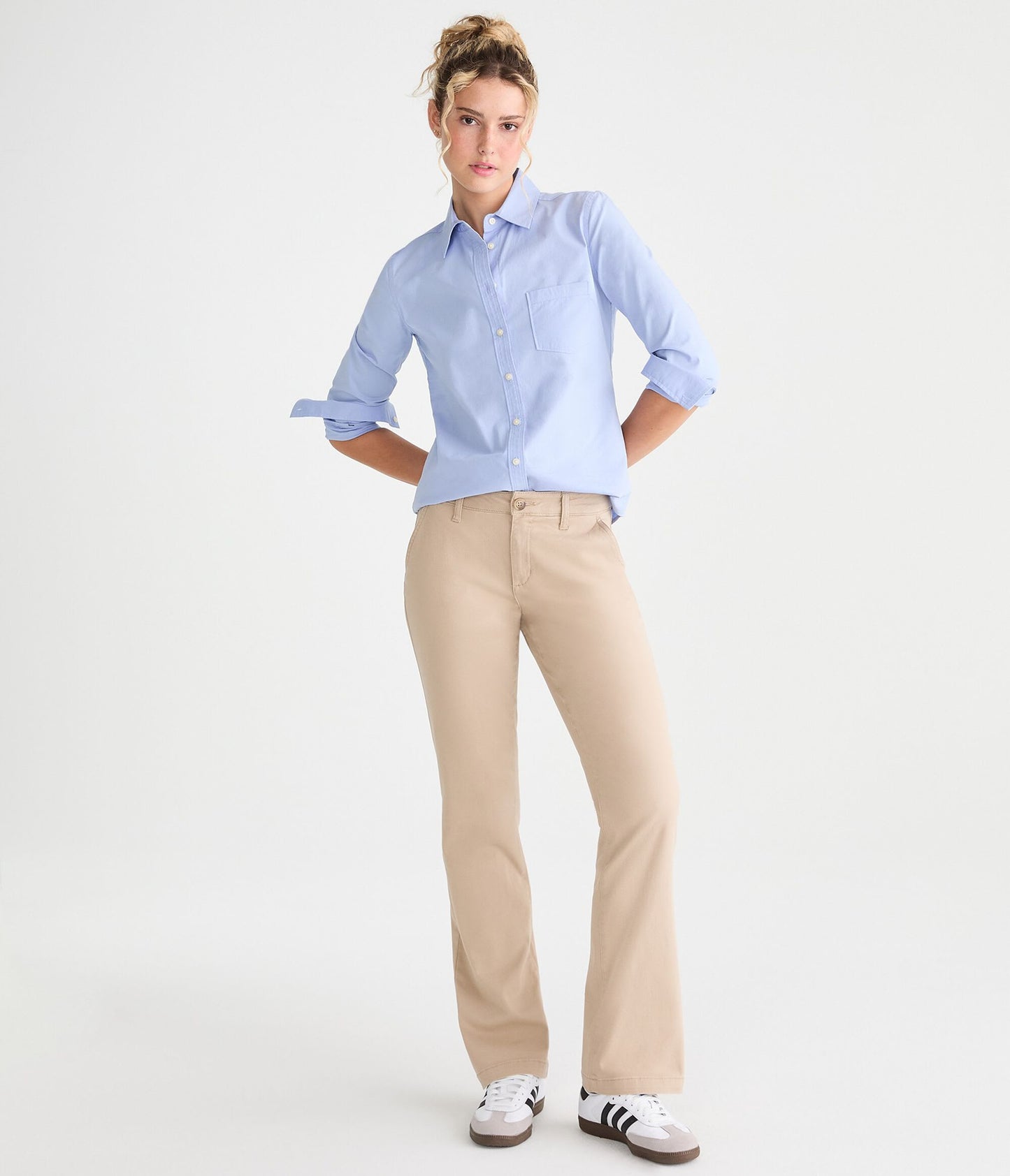 Pantalón de mujer color azul