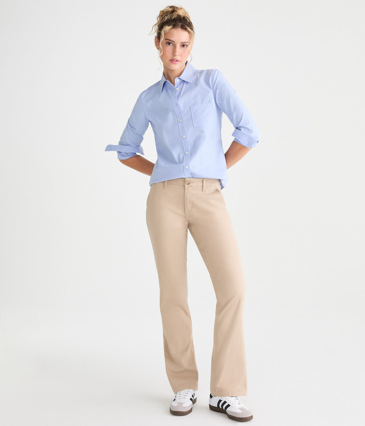 Pantalón de mujer color azul