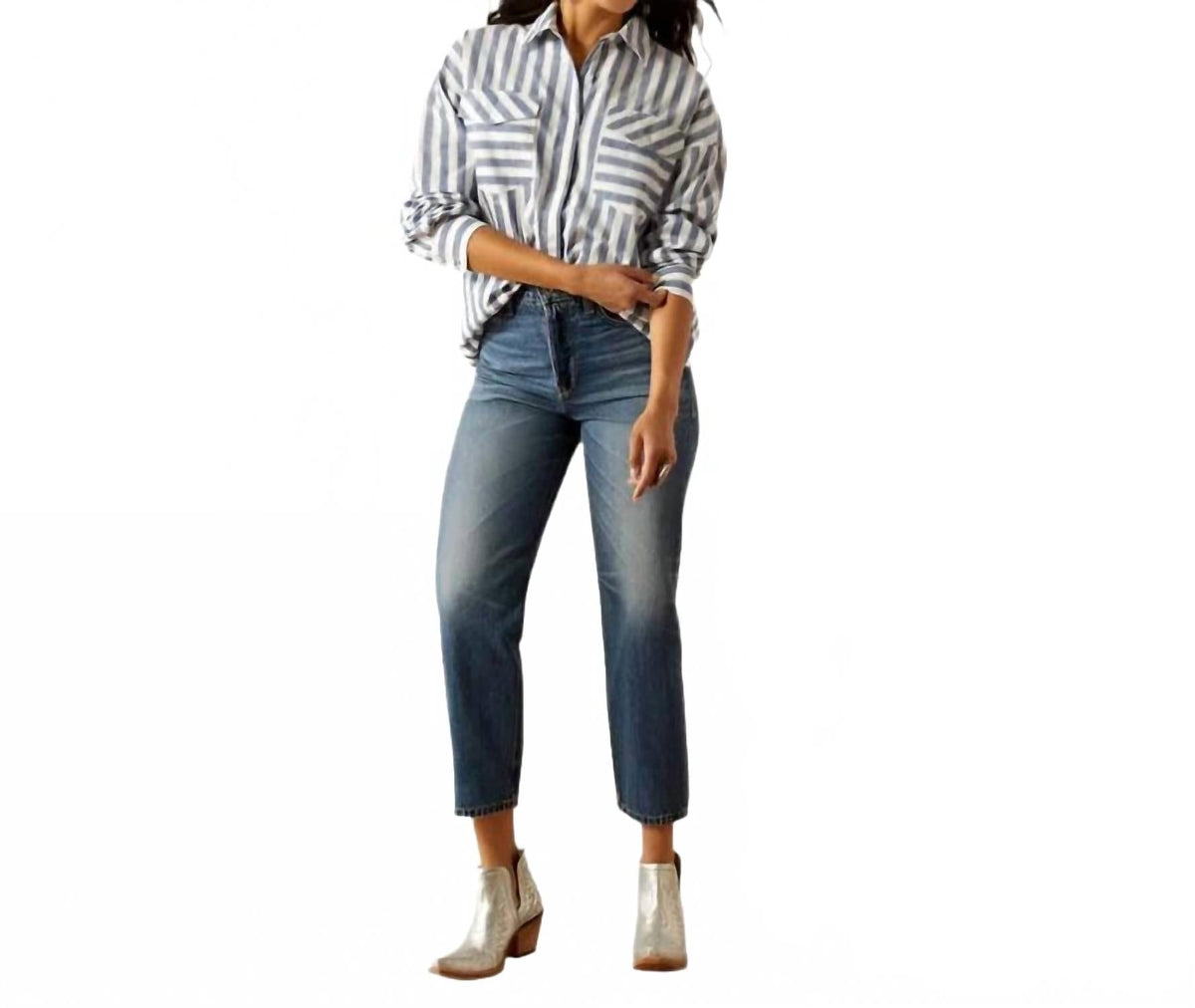 Camisa de mujer a rayas