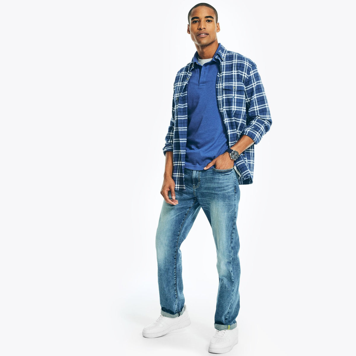Polo de hombre de corte ajustado
