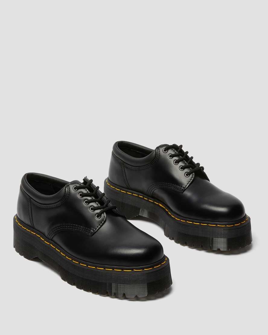 Zapatos de cuero con plataforma