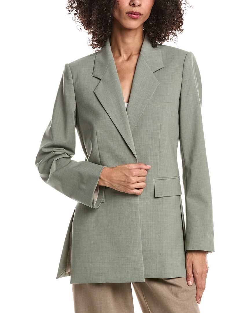 Blazer de mezcla de lana