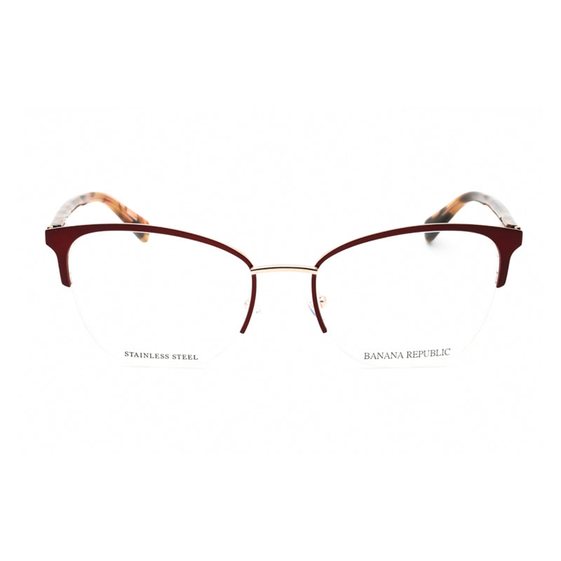 Gafas 52 mm color vinotinto y dorado