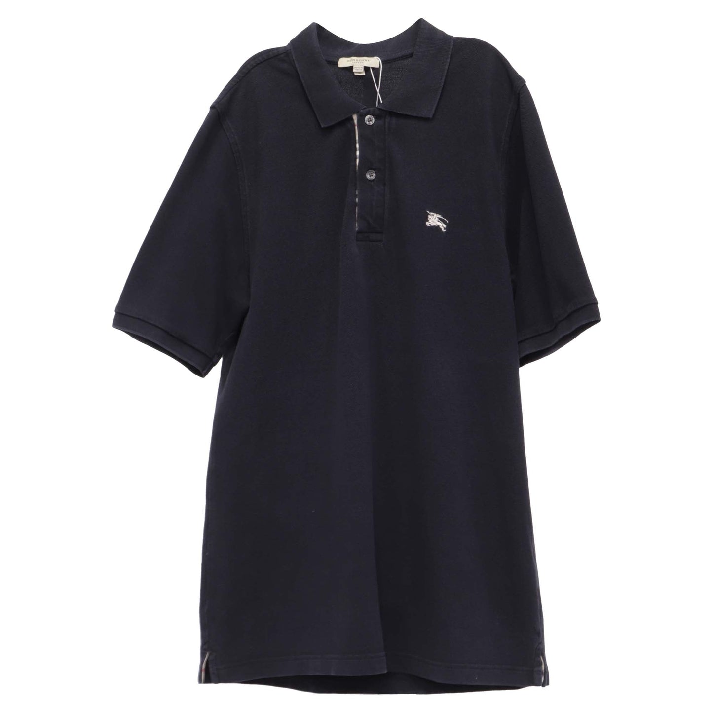 Polo de algodón con bordado color negro
